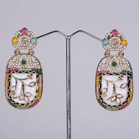 Jyotika Earrings with MOP touch