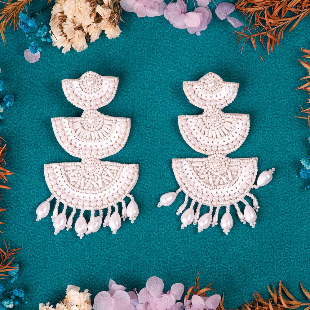 Aarohi Handmade Beaded Earrings